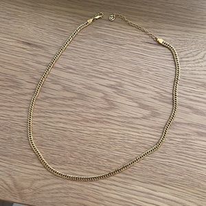 Mejuri gold vermeil double curb chain necklace